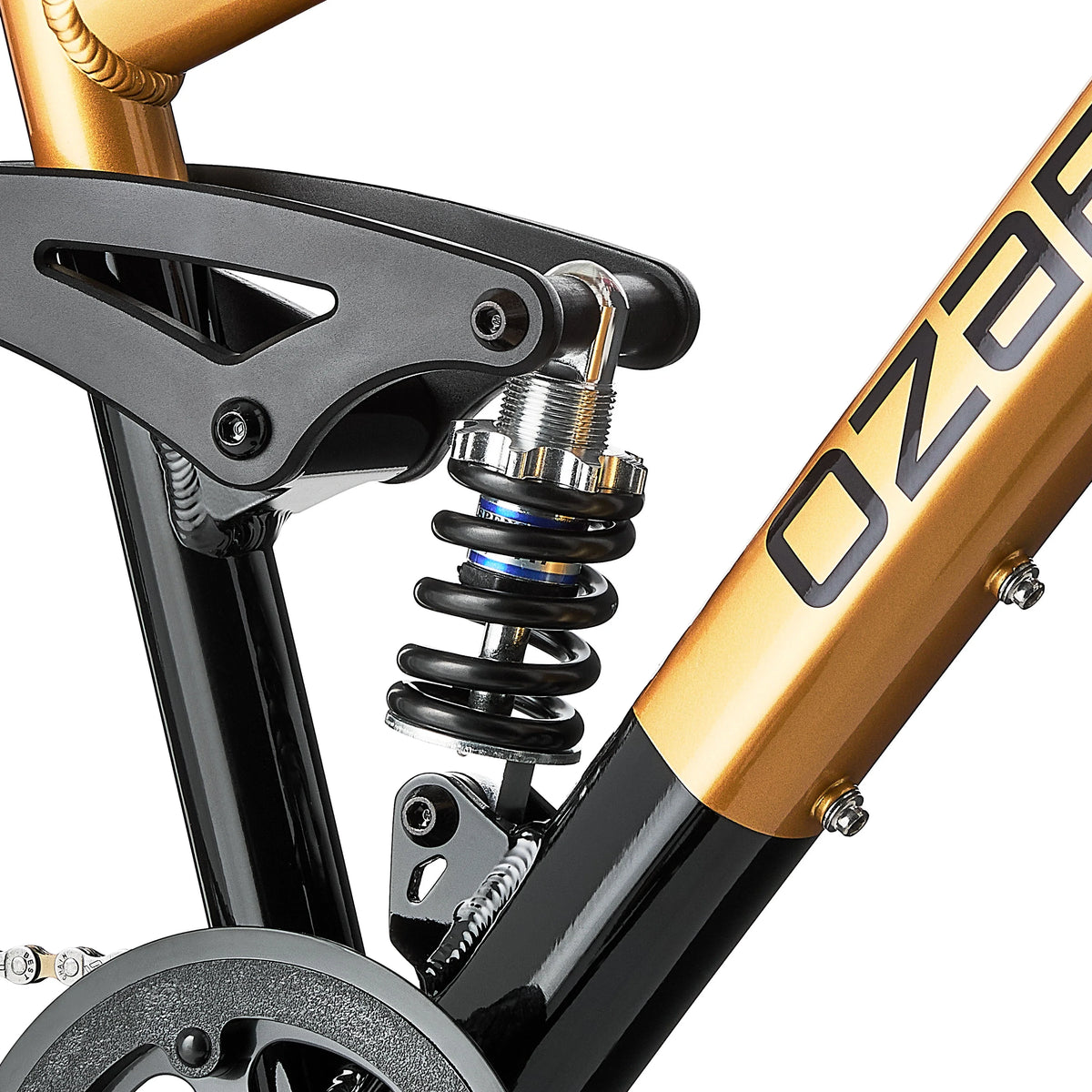 24 Ozark Trail FS.1 Epictrail Vélo tout-terrain à suspension intégrale, Pour adolescents et adultes, Tailles entre 4'6-5'6, Argent