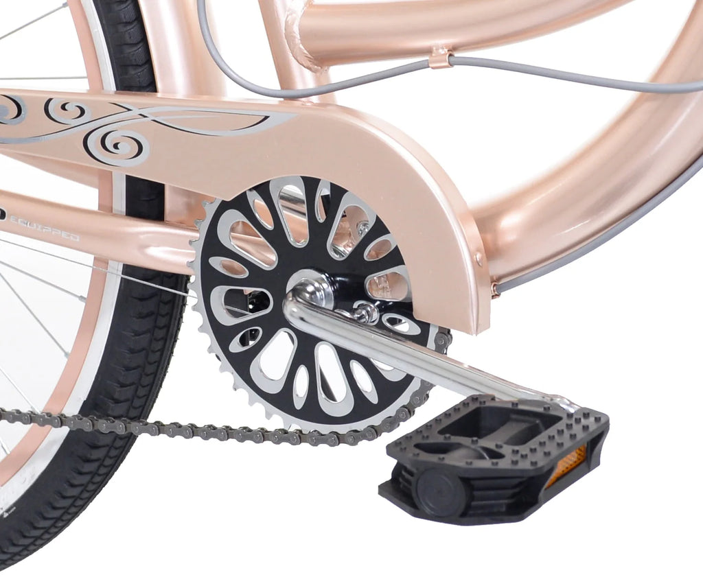 Vélo de promenade Kent Bayside 26 po pour femme, Or rose