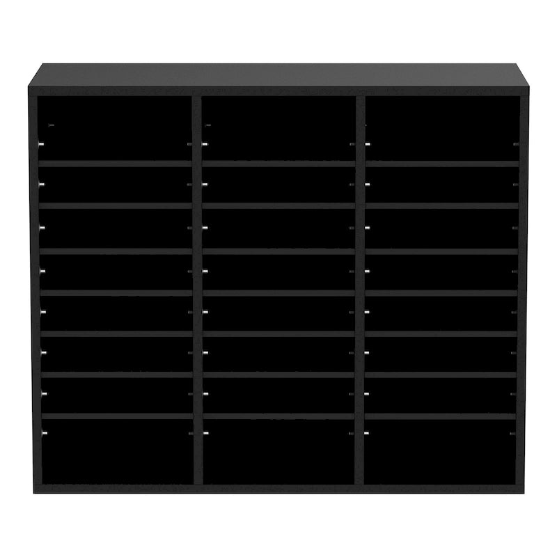 Multi-Purpose Office Literature Organizers with 24 Compartments and Adjustable Shelves Perfect Addition to Any Space