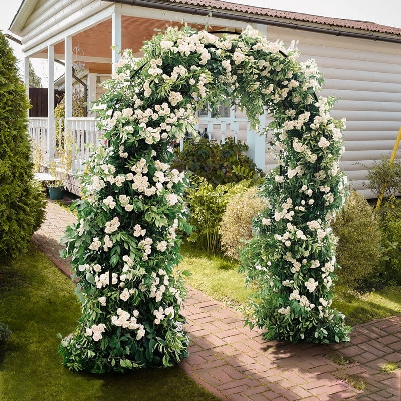 Tonnelle de jardin classique en métal de 7 pi de haut