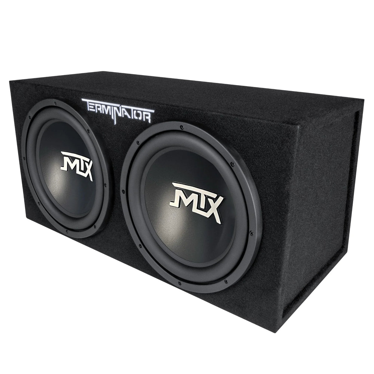 Open Box MTX – Boîtier pour caisson de basses double de 12 pouces, 1 200 watts, pour système audio automobile