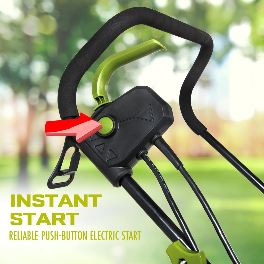 Aérateur de pelouse électrique Sun Joe de 12,6 pouces + scarificateur avec sac de ramassage, 12 A