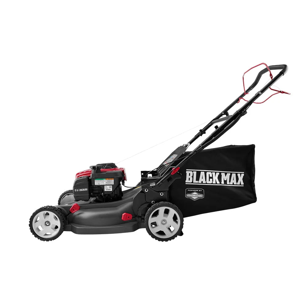 Tondeuse à gaz autotractée Black Max de 21 pouces et 150 cc avec moteur Briggs & Stratton