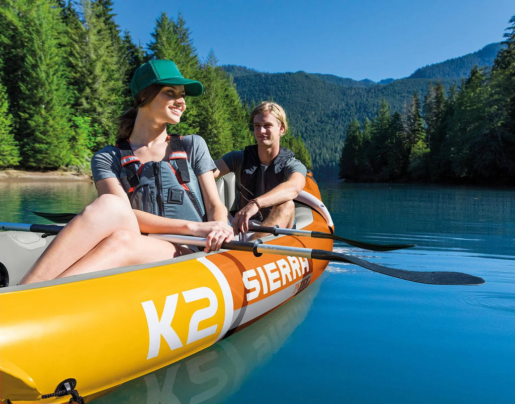 Kayak gonflable Intex Sierra K2 avec pagaies et pompe à main