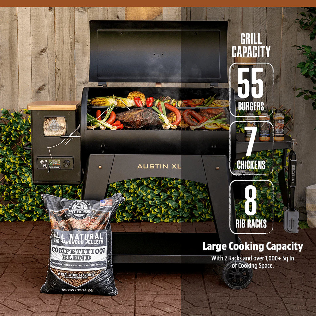 Pit Boss Austin XL 1000 po² Barbecue et fumoir à granulés à bois ¨C Série Onyx