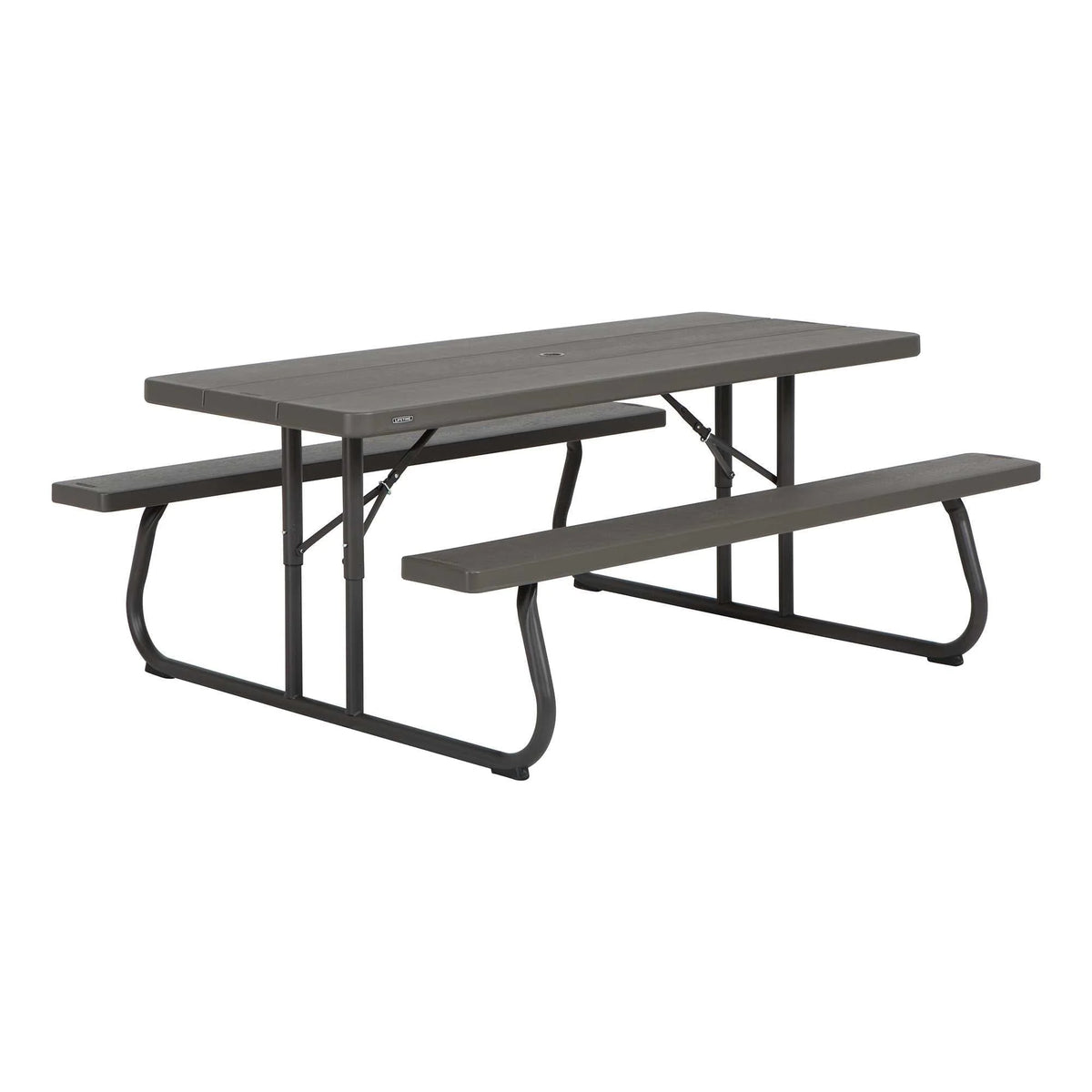 Table de pique-nique pliante Lifetime de 6 pieds, marron, 60105