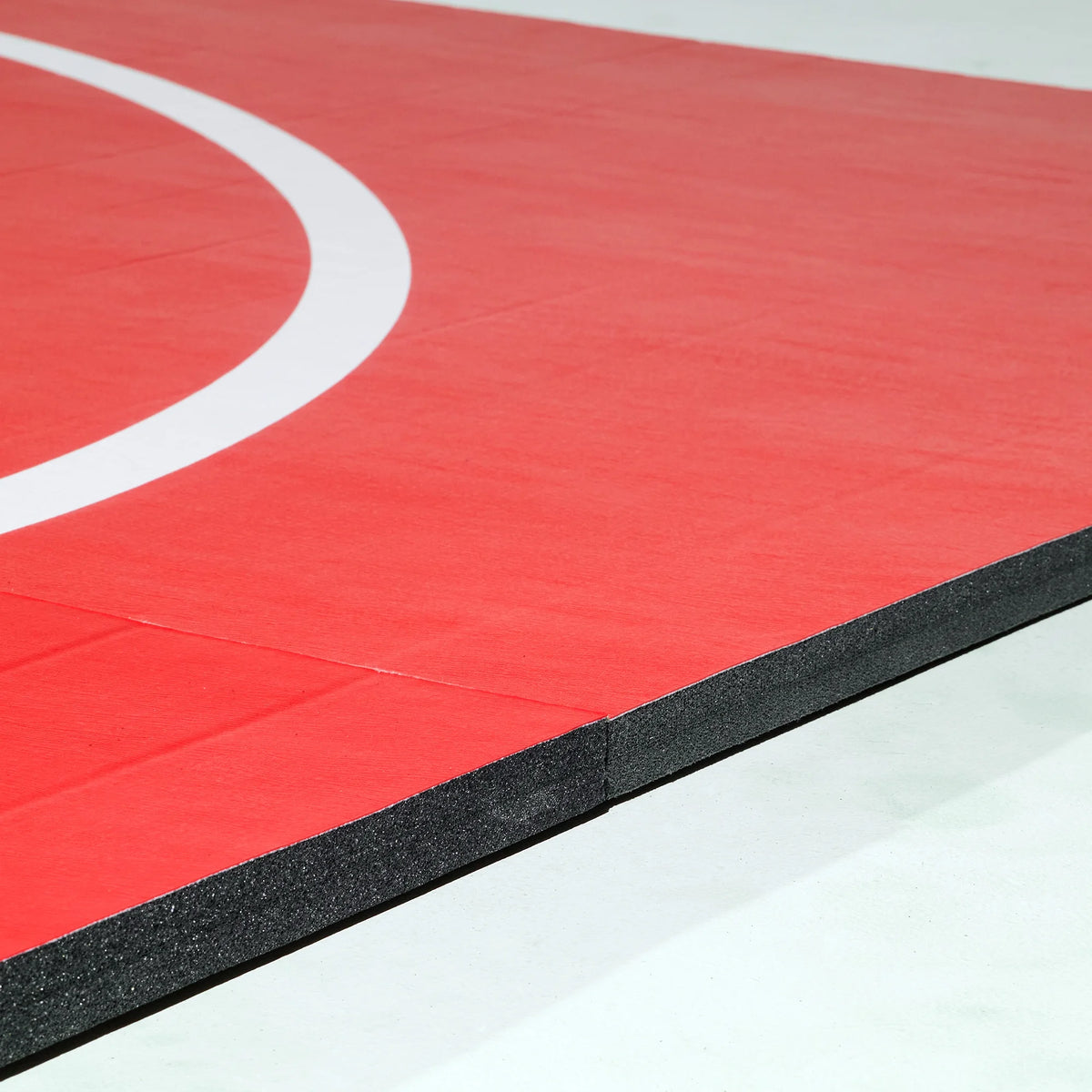 Tapis de lutte Dollamur 10'x10', noir, gymnastique, avec cercles