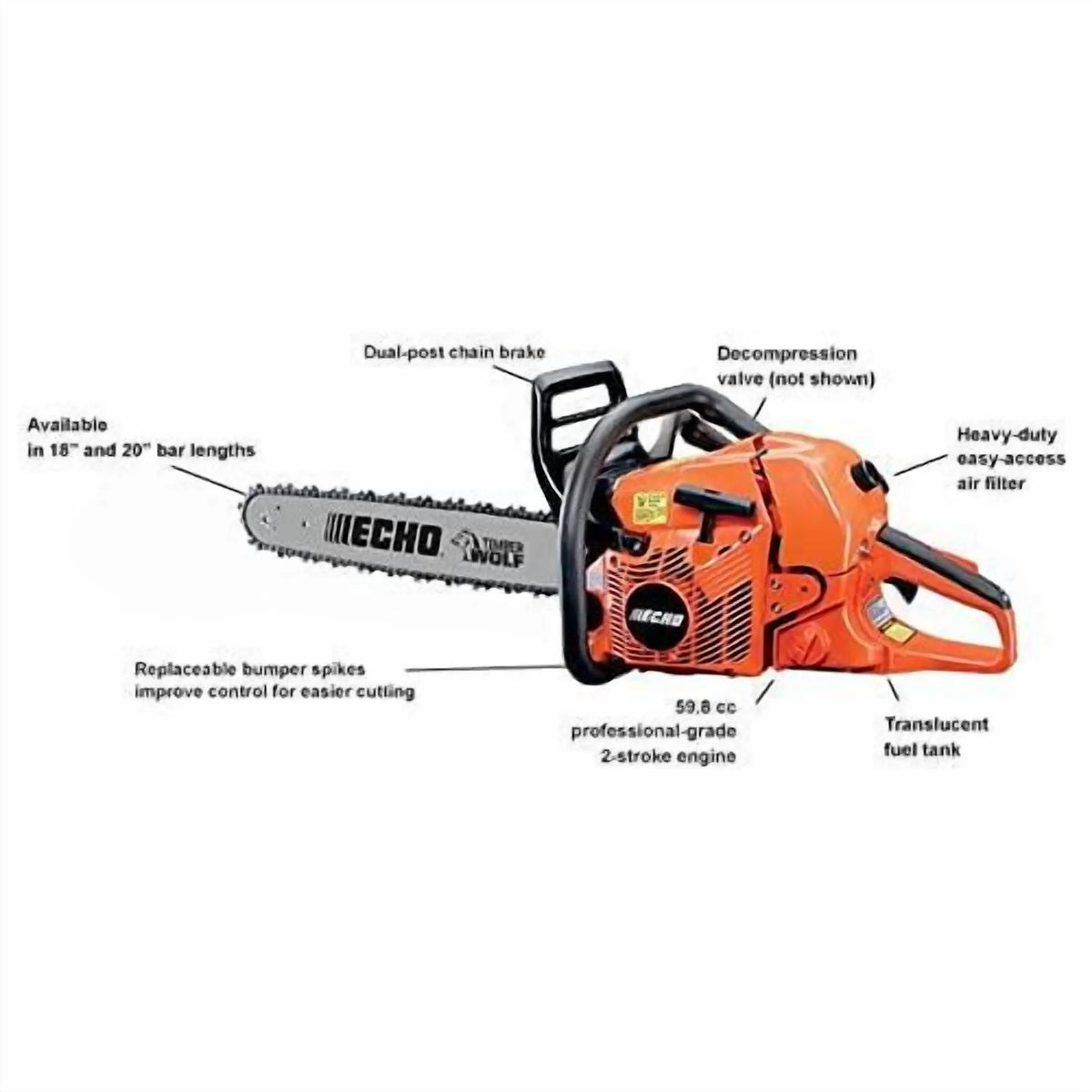 Tronçonneuse Echo CS-590 20 Timber Wolf
