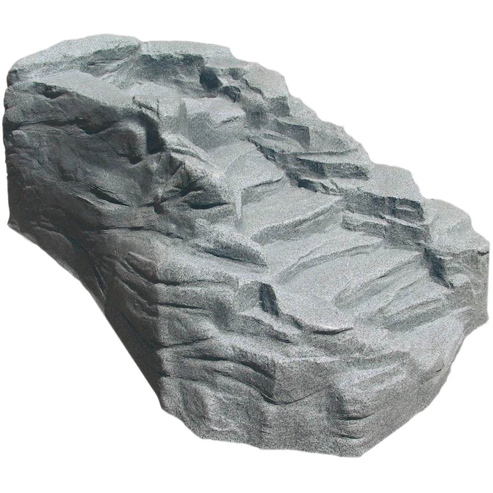 Algreen Décoration de bassin Watercoarse, Cascade Tranquillité avec raccord fileté, Charcoalstone