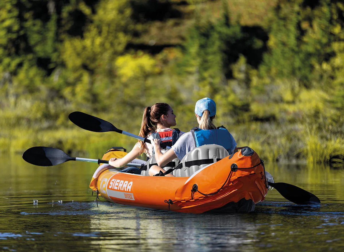 Kayak gonflable Intex Sierra K2 avec pagaies et pompe à main