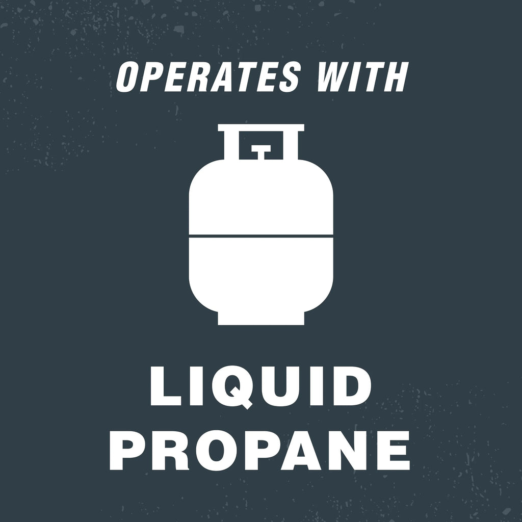 Chauffage au propane sans évacuation à flamme bleue Mr. Heater MHVFBF20LPT 20 000 BTU pour chambres froides, extensions, vérandas, cabanes et garages - Blanc