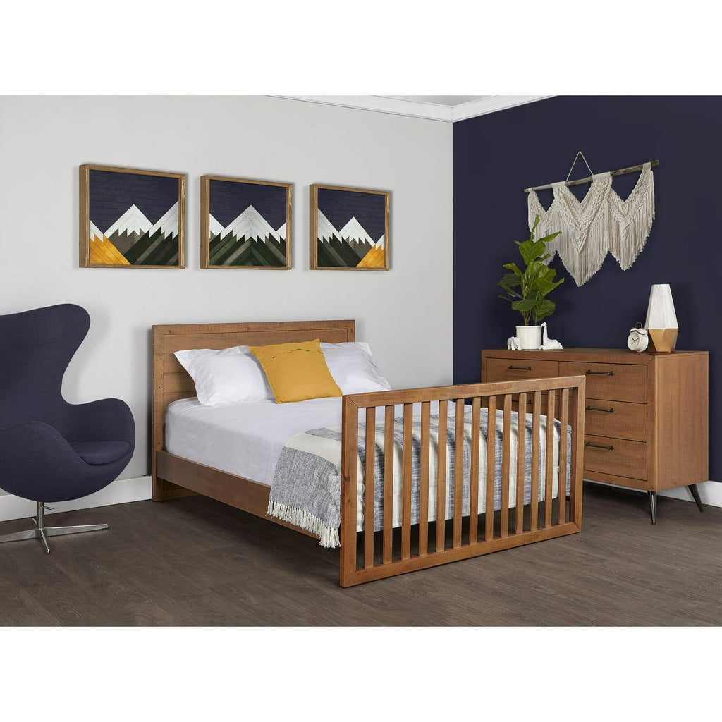 Lit convertible 4-en-1 Evolur Stilnovo Mid Century. Sucre de canne
