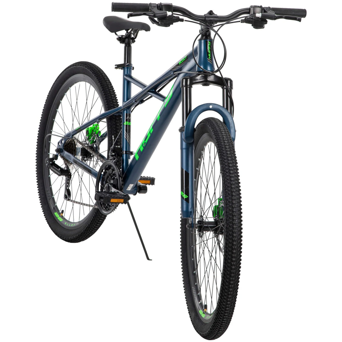 Vélo tout-terrain hardtail Scout pour homme de 26 pouces, 21 vitesses, bleu denim