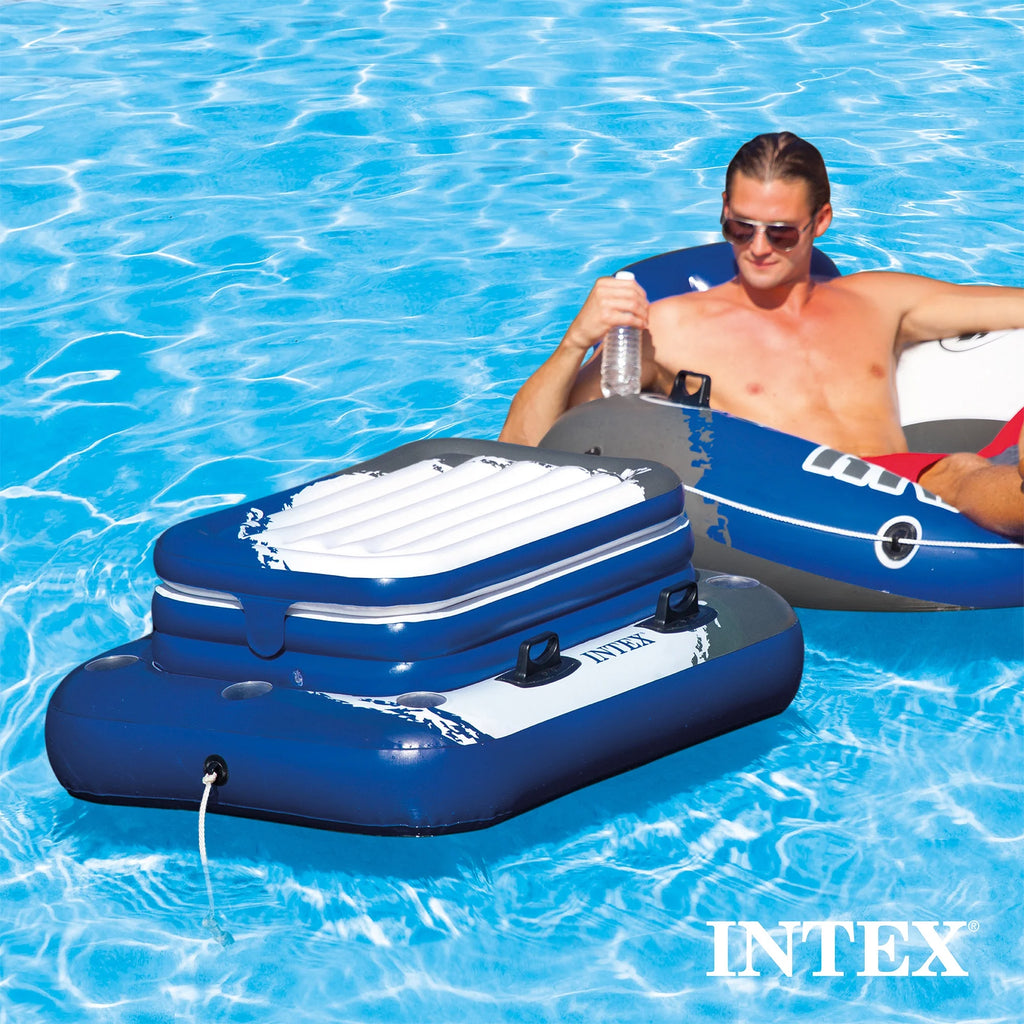 Piscine hors sol INTEX Ultra XTR de 16 pi x 48 po, flotteurs (lot de 2) et glacière gonflable