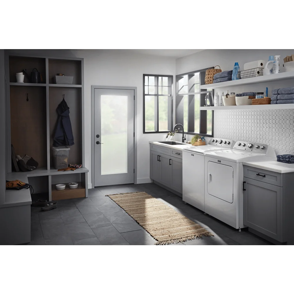 Sèche-linge au gaz à chargement par le dessus MAYTAG MGD5030MW assorti