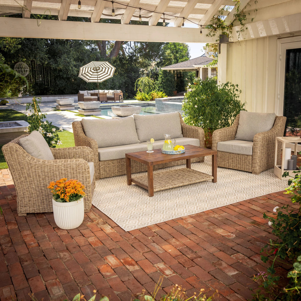 Lot de 2 fauteuils d'extérieur Bellamy Better Homes & Gardens avec housse de protection
