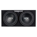 Open Box MTX – Boîtier pour caisson de basses double de 12 pouces, 1 200 watts, pour système audio automobile
