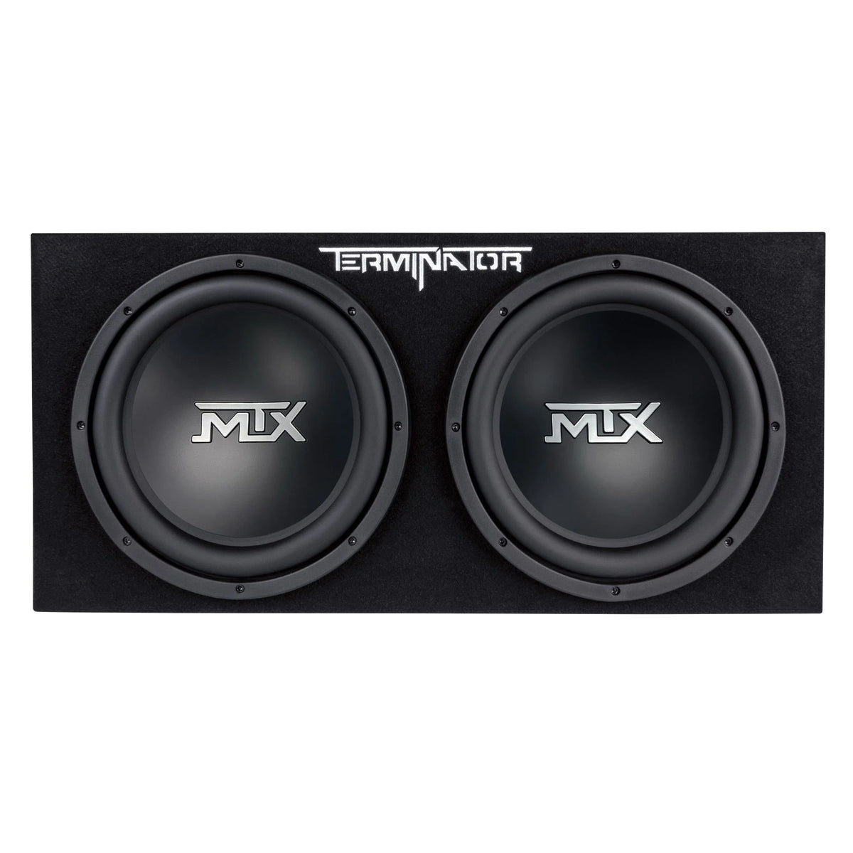Open Box MTX – Boîtier pour caisson de basses double de 12 pouces, 1 200 watts, pour système audio automobile