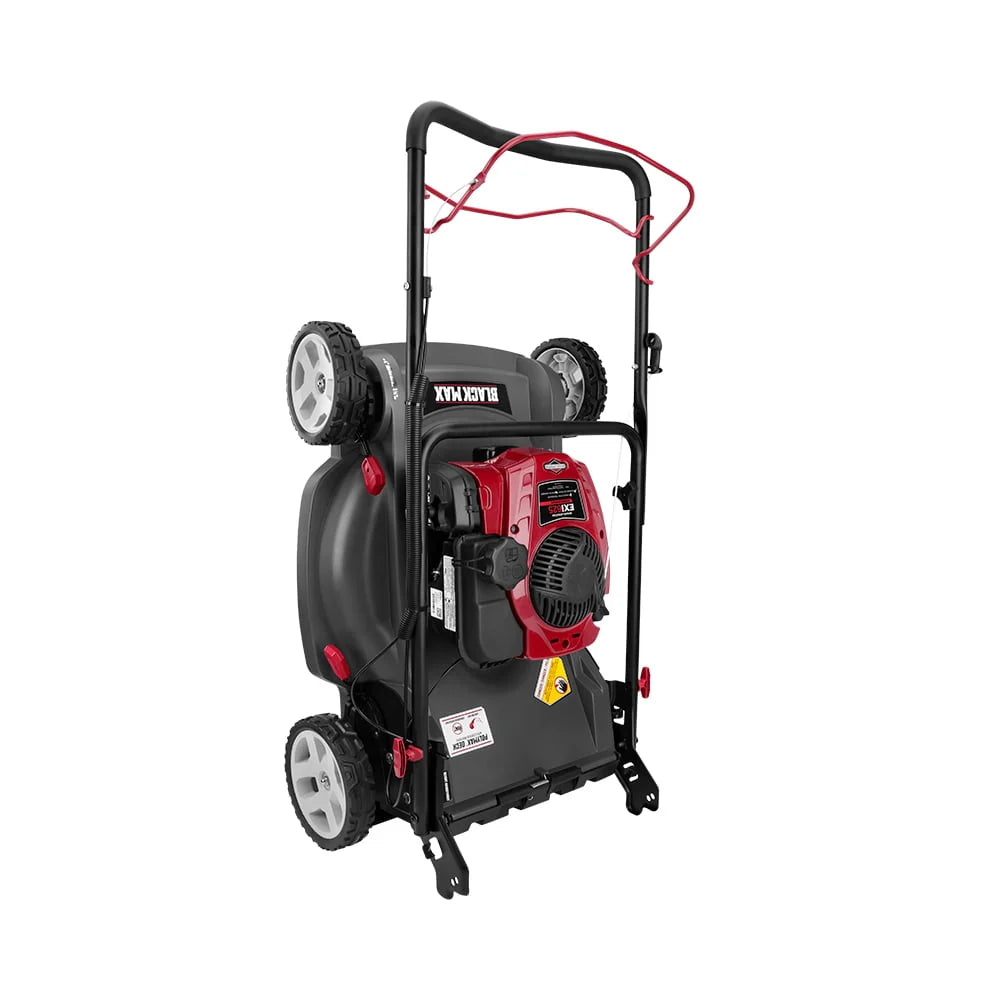 Tondeuse à gaz autotractée Black Max de 21 pouces et 150 cc avec moteur Briggs & Stratton