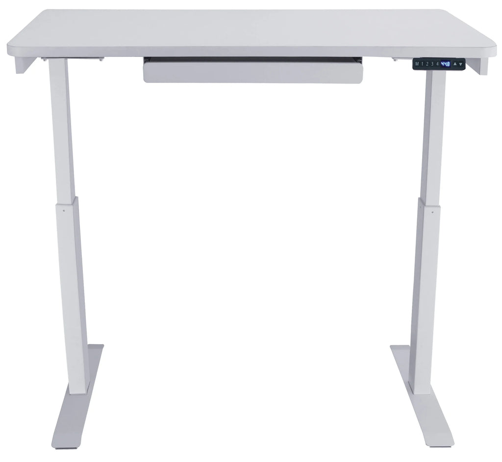 Bureau assis-debout électrique noir Motionwise, 24?x48, réglable en hauteur de 28 à 48 avec 4 hauteurs préréglées et port de charge USB, plusieurs couleurs