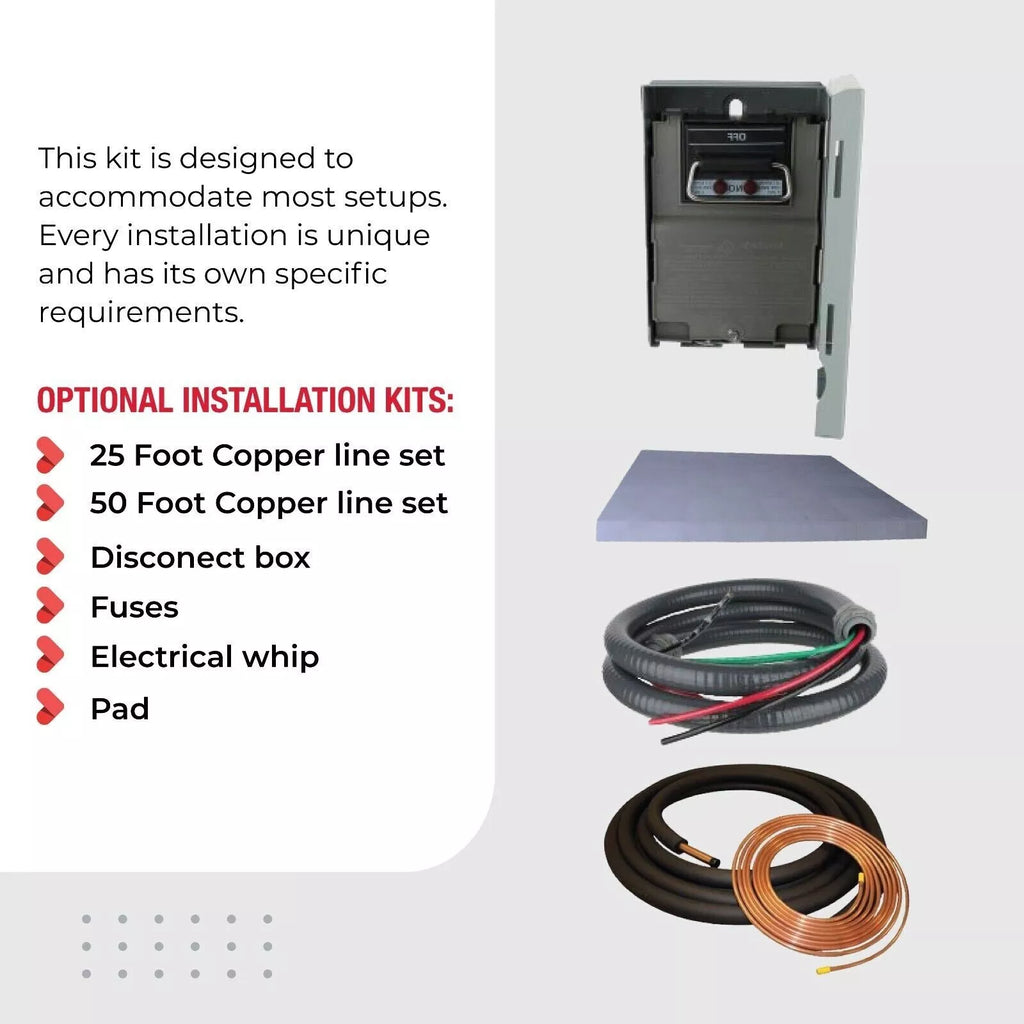 Condenseur de climatisation Goodman 3 tonnes 14,3 SEER2 - GLXS4BA3610, réfrigérant R32 sans liaisons frigorifiques