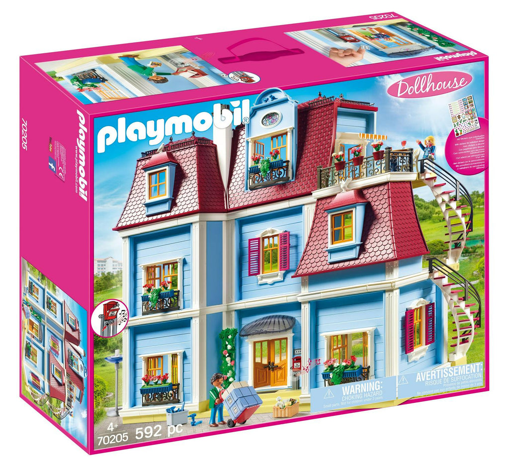 Grande maison de poupée Playmobil. Recommandée à partir de 4 ans