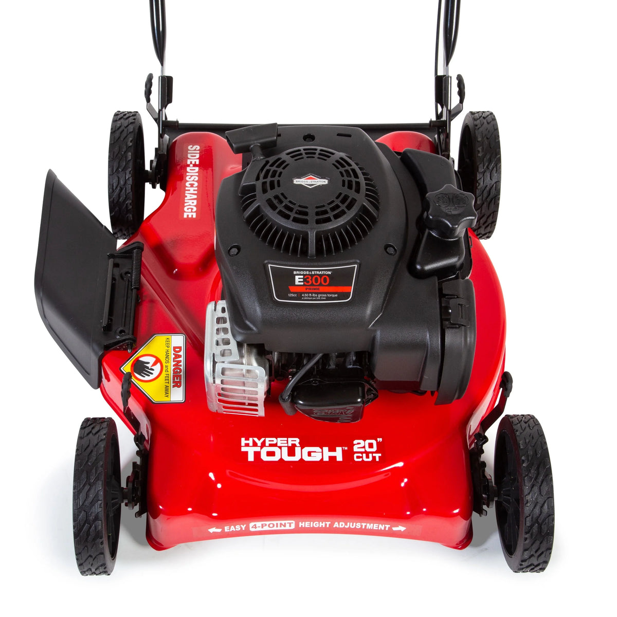 Tondeuse à gazon autotractée Hyper Tough de 20 pouces et 125 cc avec moteur Briggs & Stratton (Détails de l'assemblage : 46,9 lb ; hauteur de 22,10 pouces)