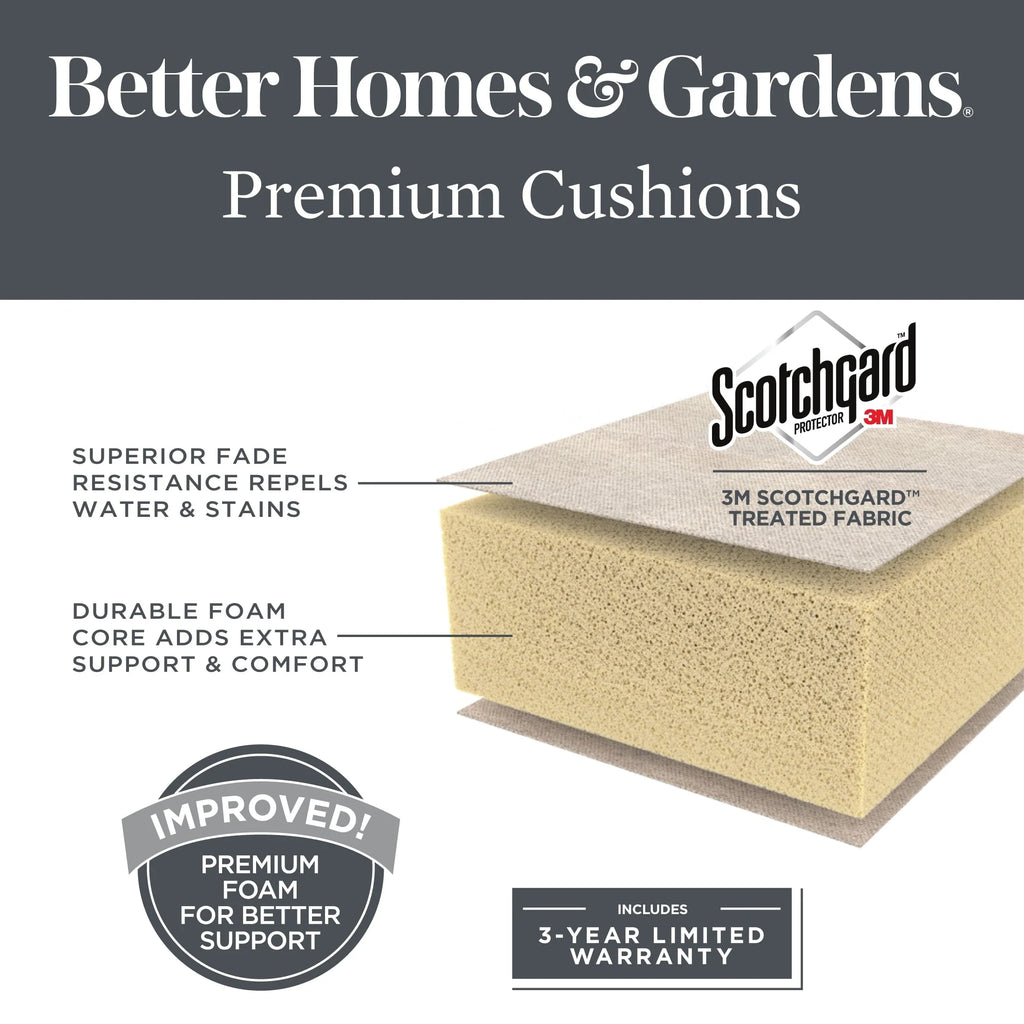 Lot de 2 fauteuils d'extérieur Bellamy Better Homes & Gardens avec housse de protection