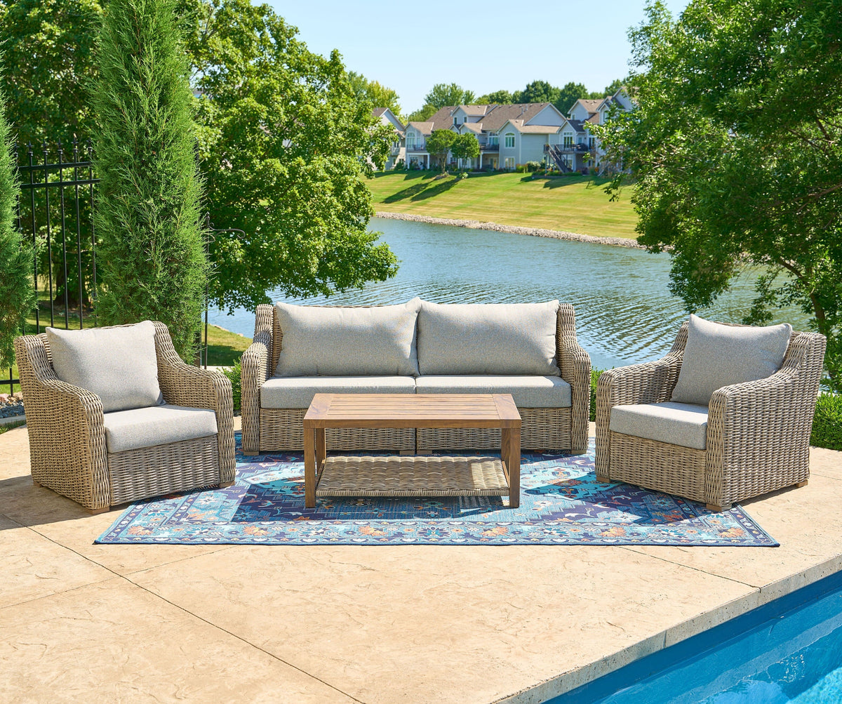Lot de 2 fauteuils d'extérieur Bellamy Better Homes & Gardens avec housse de protection