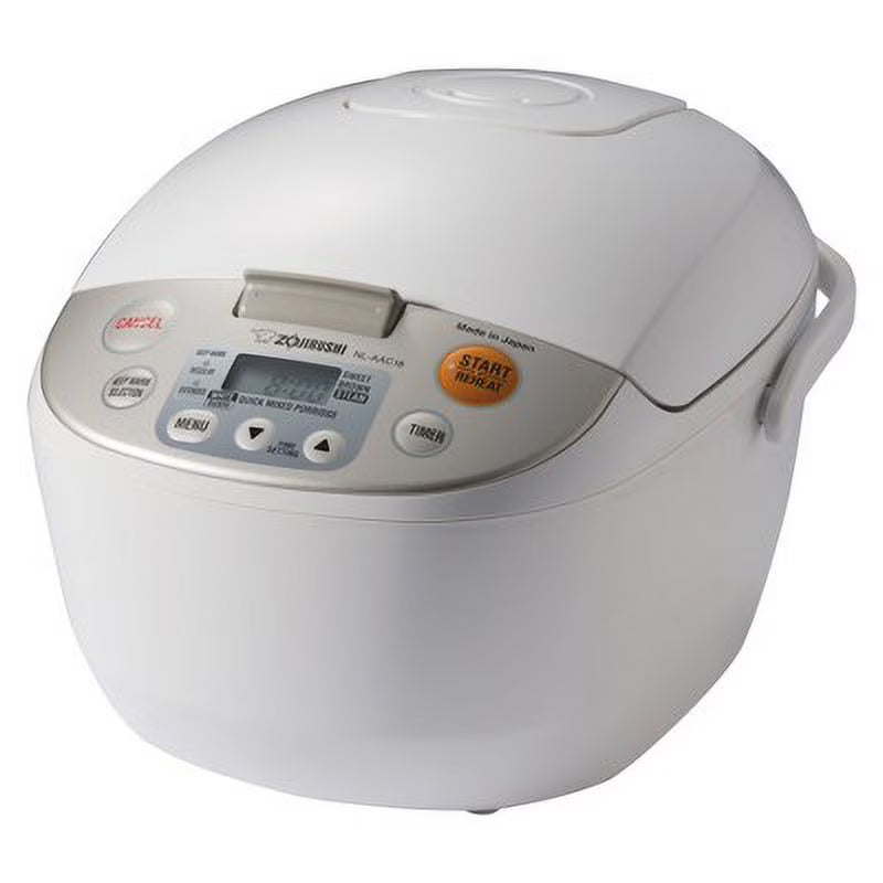 Cuiseur à riz électrique Zojirushi NL-AAC18, 10 tasses, beige - Technologie Fuzzy Logic avancée