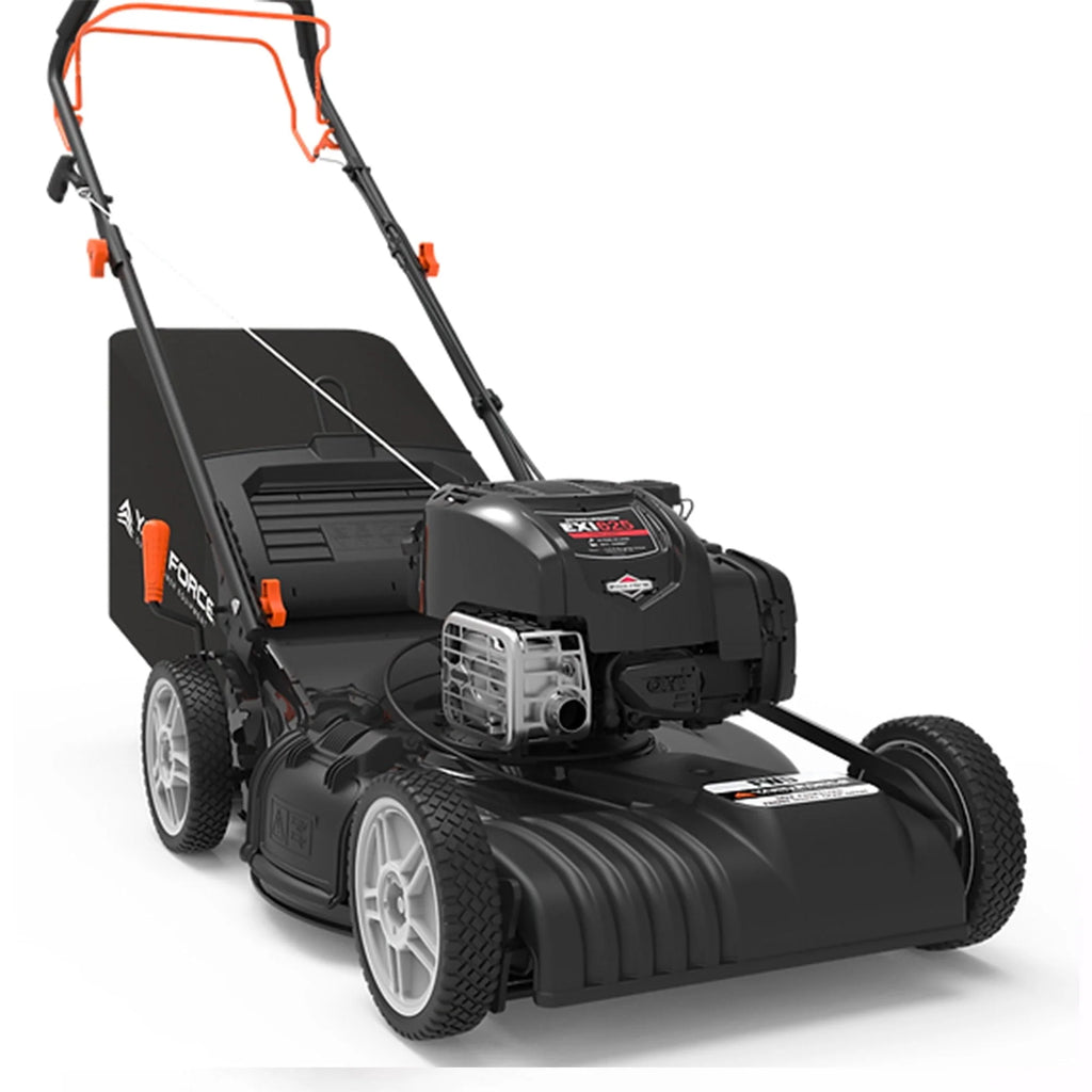 Tondeuse à gazon autotractée 3-en-1 Yard Force FWD avec plateau en acier de 22 pouces