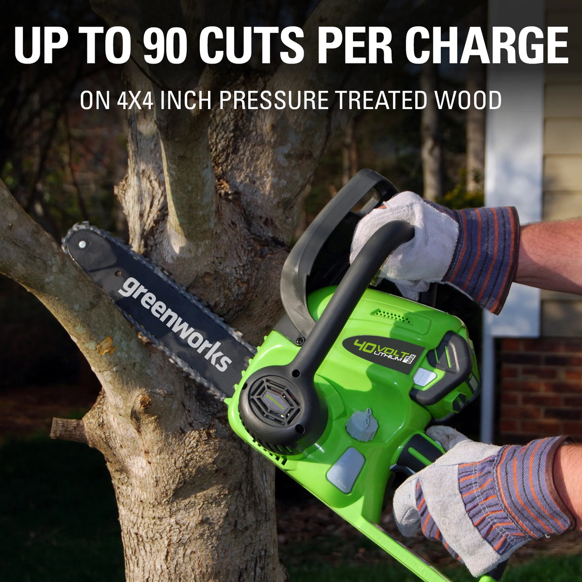Tronçonneuse sur batterie Greenworks 12 40 V