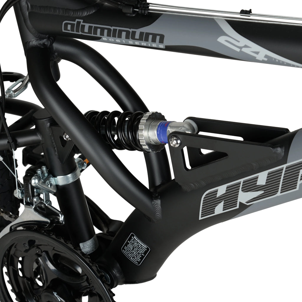 Vélo tout-terrain Hyper 24 Havoc pour garçon, noir