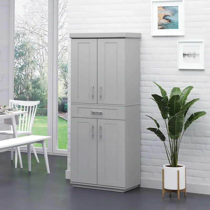 Modern kitchen freestanding storage cabinets