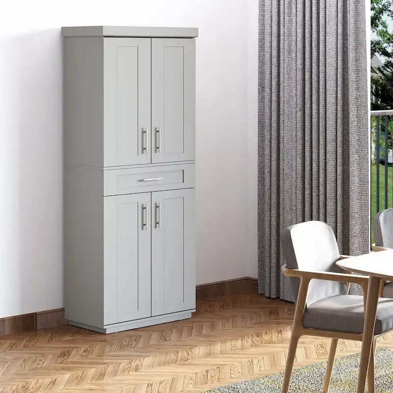 Modern kitchen freestanding storage cabinets