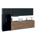 Cuisine Teck Naturel Couleur Base Taille 3,96m Large - 157x24