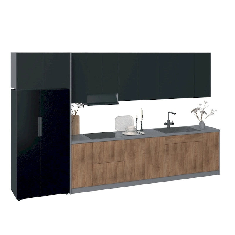 Kitchen Natural Teak Color Base Size 13Ft Wide - 157x24