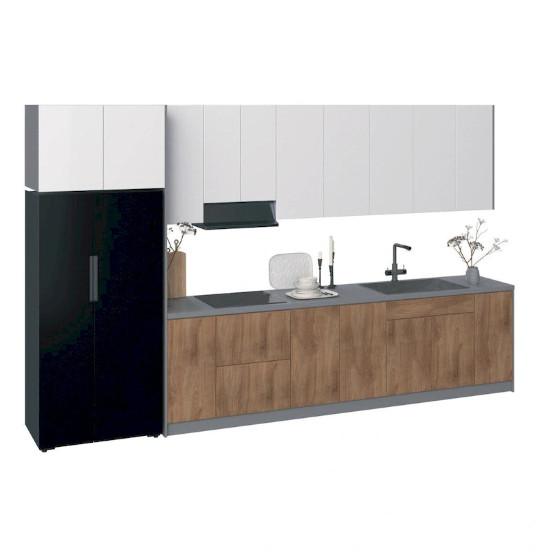 Kitchen Natural Teak Color Base Size 13Ft Wide - 157x24