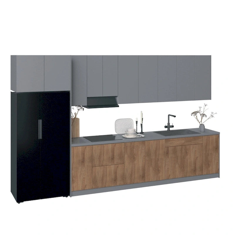 Kitchen Natural Teak Color Base Size 13Ft Wide - 157x24