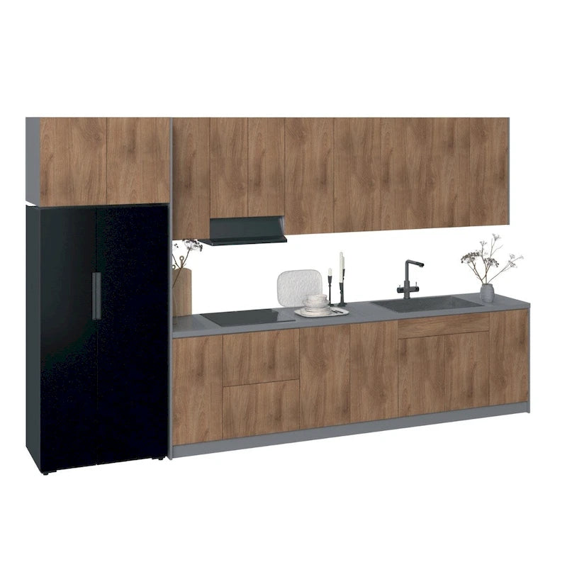 Kitchen Natural Teak Color Base Size 13Ft Wide - 157x24