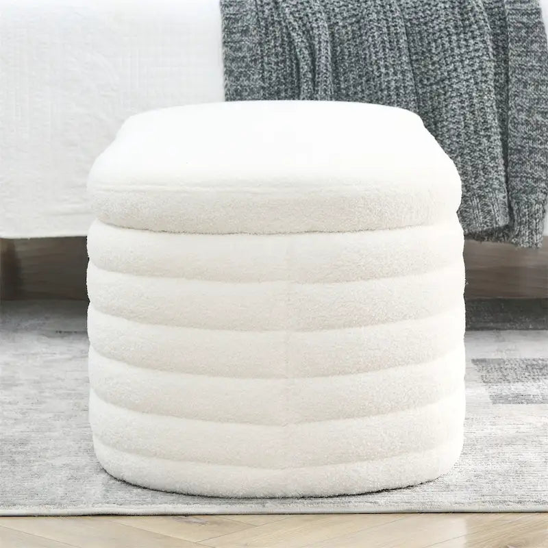 Banc de rangement avec charnière de sécurité
