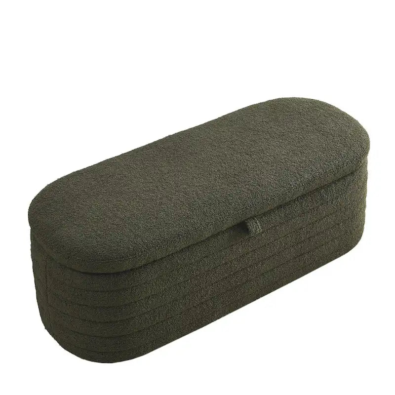Banc de rangement avec charnière de sécurité