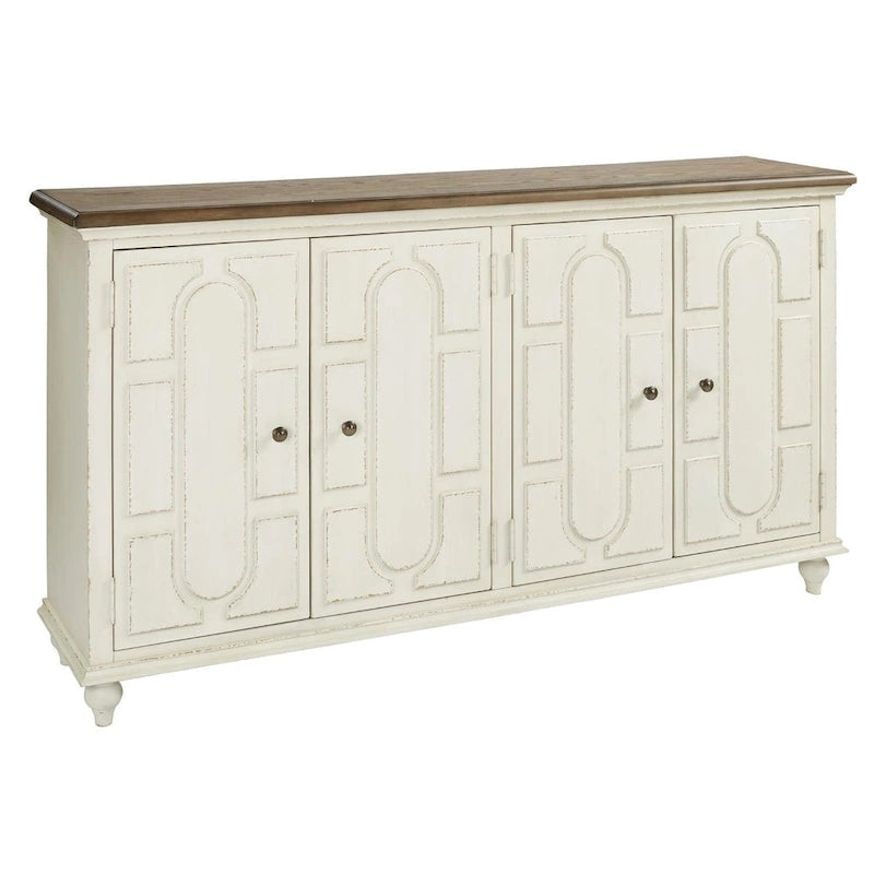 Meuble d'appoint - Décontracté - Blanc antique