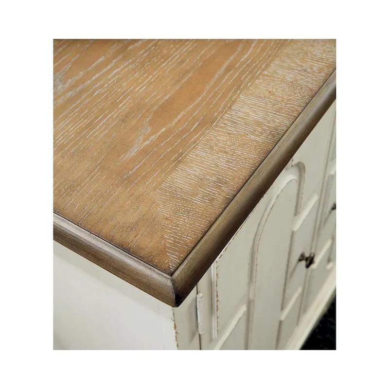 Meuble d'appoint - Décontracté - Blanc antique