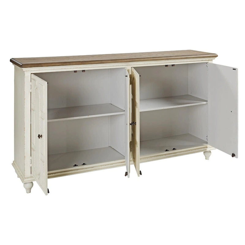 Meuble d'appoint - Décontracté - Blanc antique