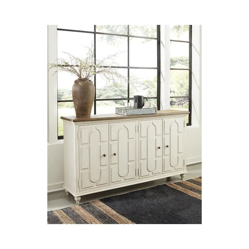 Meuble d'appoint - Décontracté - Blanc antique