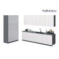 Cuisine Blanc Brillant Meuble Bas 3 mètres de large - 123x50