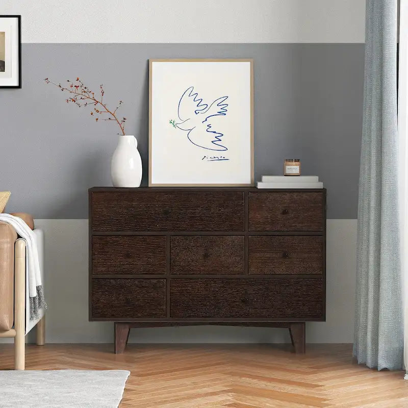 Solid Wood spray-painted drawer dresser bar,buffet tableware cabinet lockers buffet server console table lockers