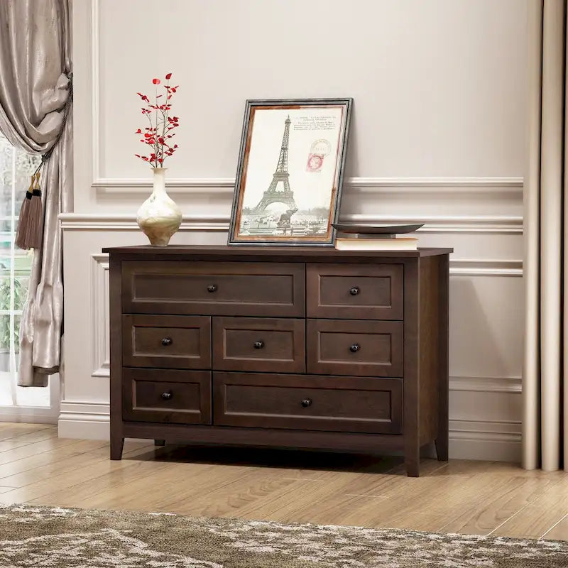 Solid Wood spray-painted drawer dresser bar,buffet tableware cabinet lockers buffet server console table lockers