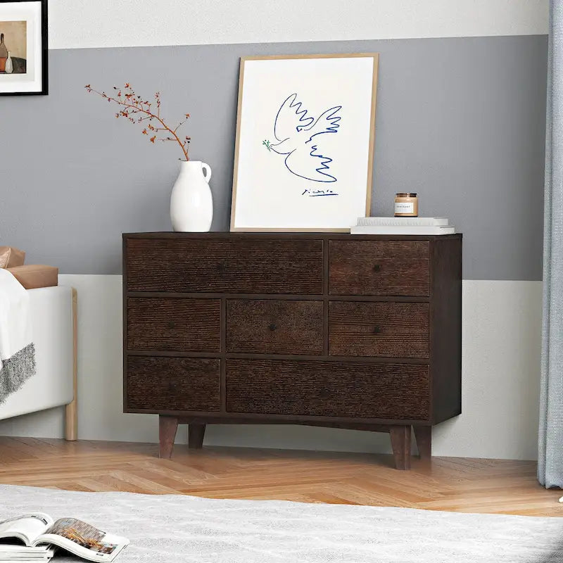 Solid Wood spray-painted drawer dresser bar,buffet tableware cabinet lockers buffet server console table lockers